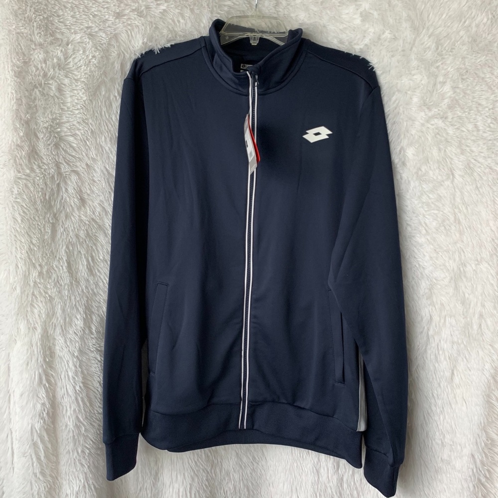 Mens Lotto Tennis Sweat FZ PL